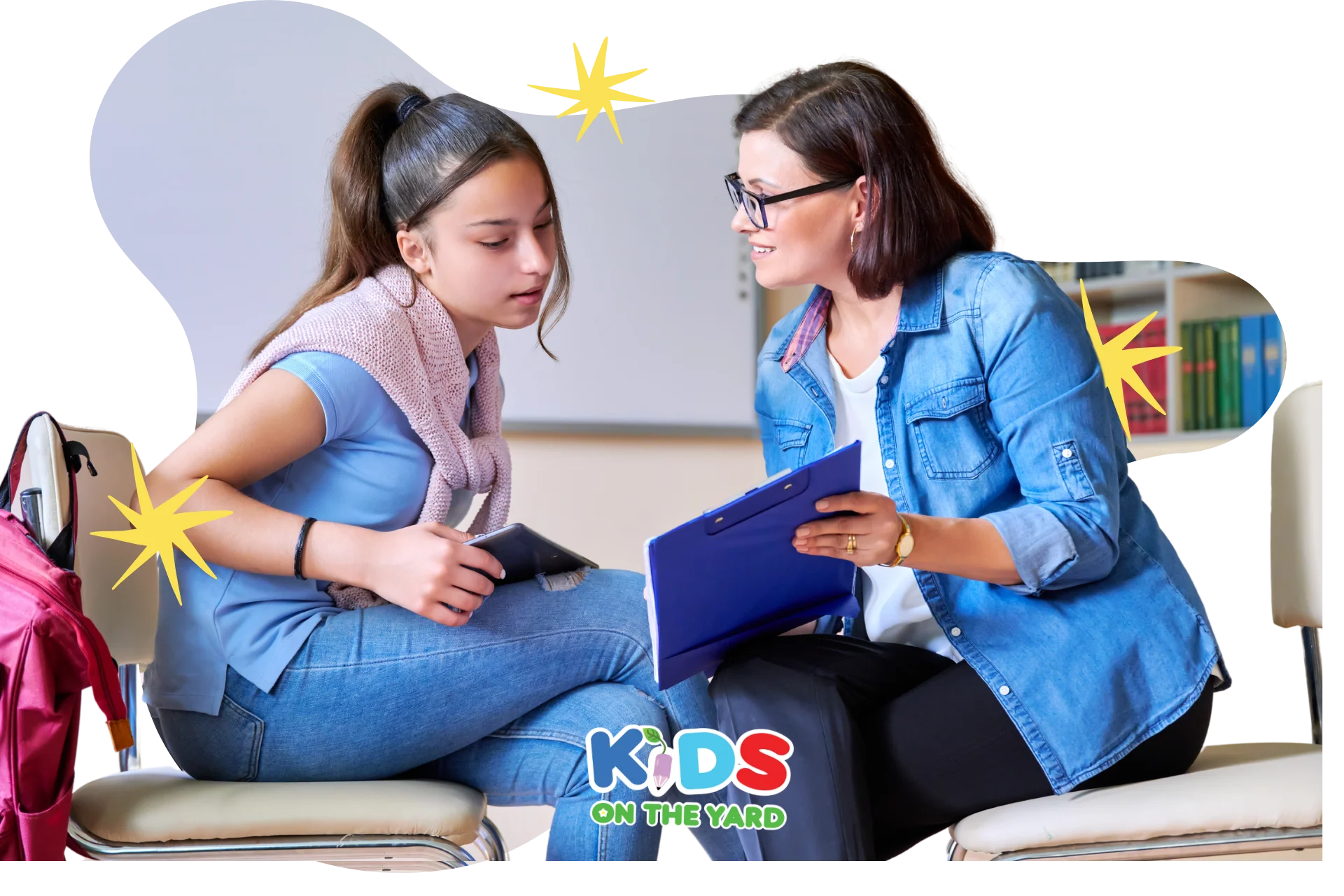 Educational therapist with student